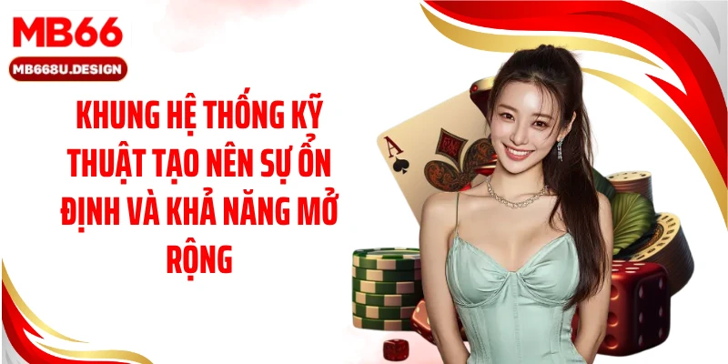 Khung hệ thống kỹ thuật tạo nên sự ổn định và khả năng mở rộng